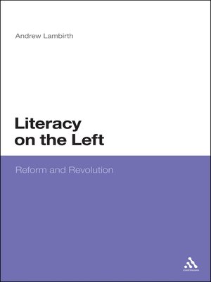 cover image of Literacy on the Left